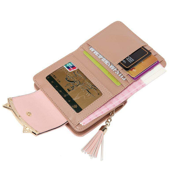 Valink Kitty Compact Women's Leather Wallet
