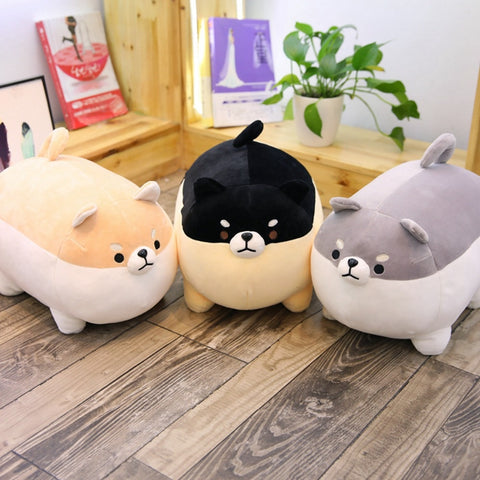 Plump Puffy Plush Dog | Cushion