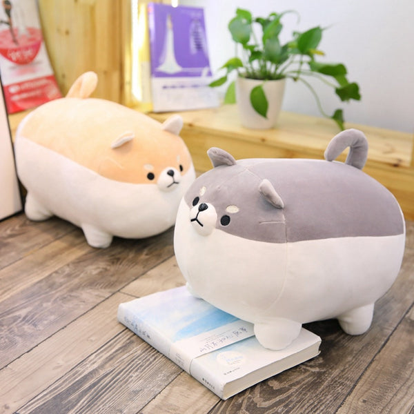 Plump Puffy Plush Dog | Cushion