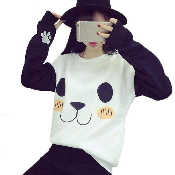 Panda Kawaii Paw Sweatshirt | Men/Women