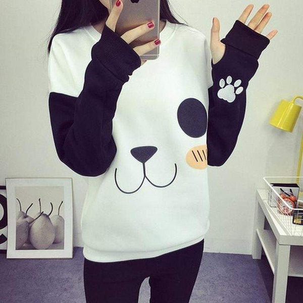 Panda Kawaii Paw Sweatshirt | Men/Women