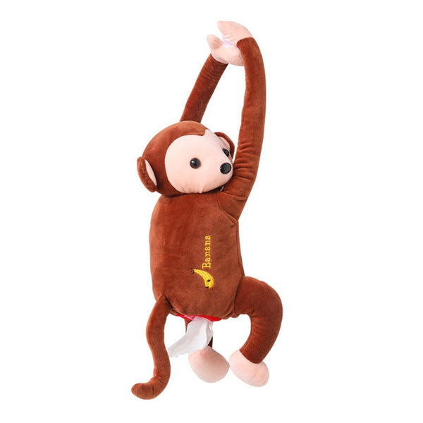 Monkey Soft Plushie Tissue Holder