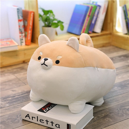 Plump Puffy Plush Dog | Cushion