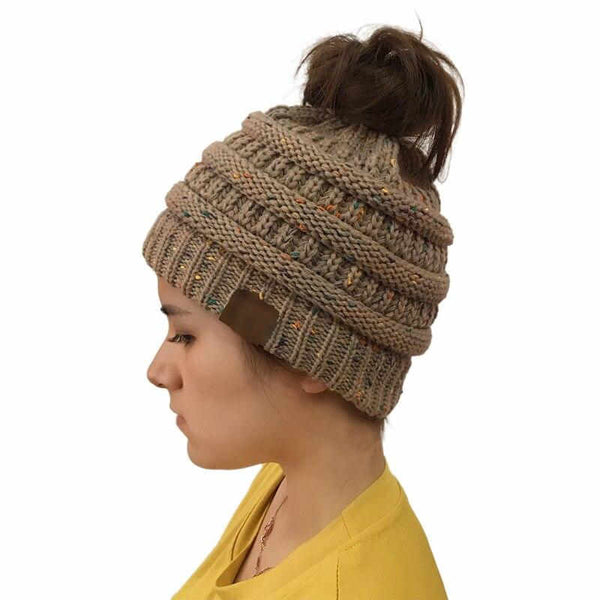 Khaki beanies for women's hairstyles 