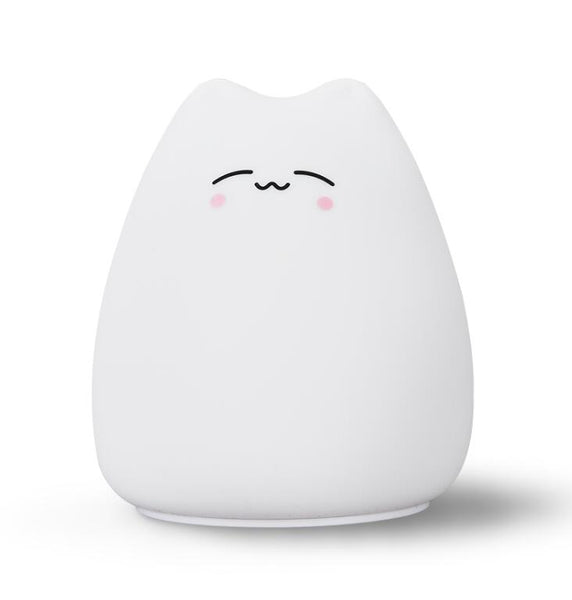 Person gifts White cat led lighting Happy Hazel lamp