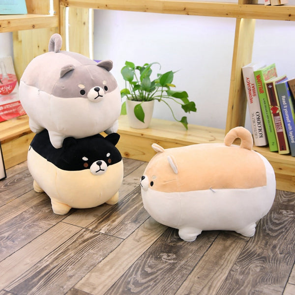 Plump Puffy Plush Dog | Cushion